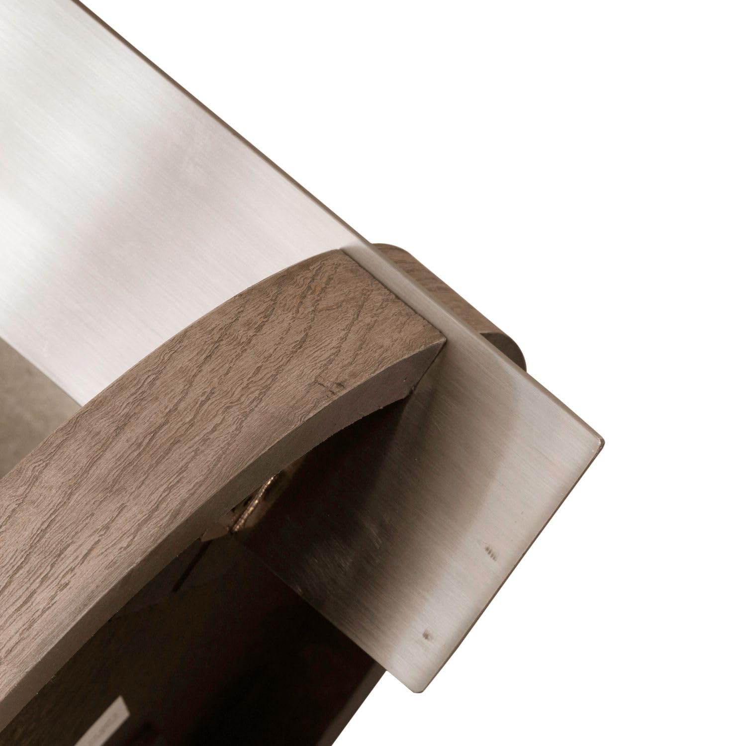 Alt View 3. Liberty Furniture Industries - Harlow Living Room Chairside Table - Sandstone & Satin Nickel - Sandstone & Satin Nickel.