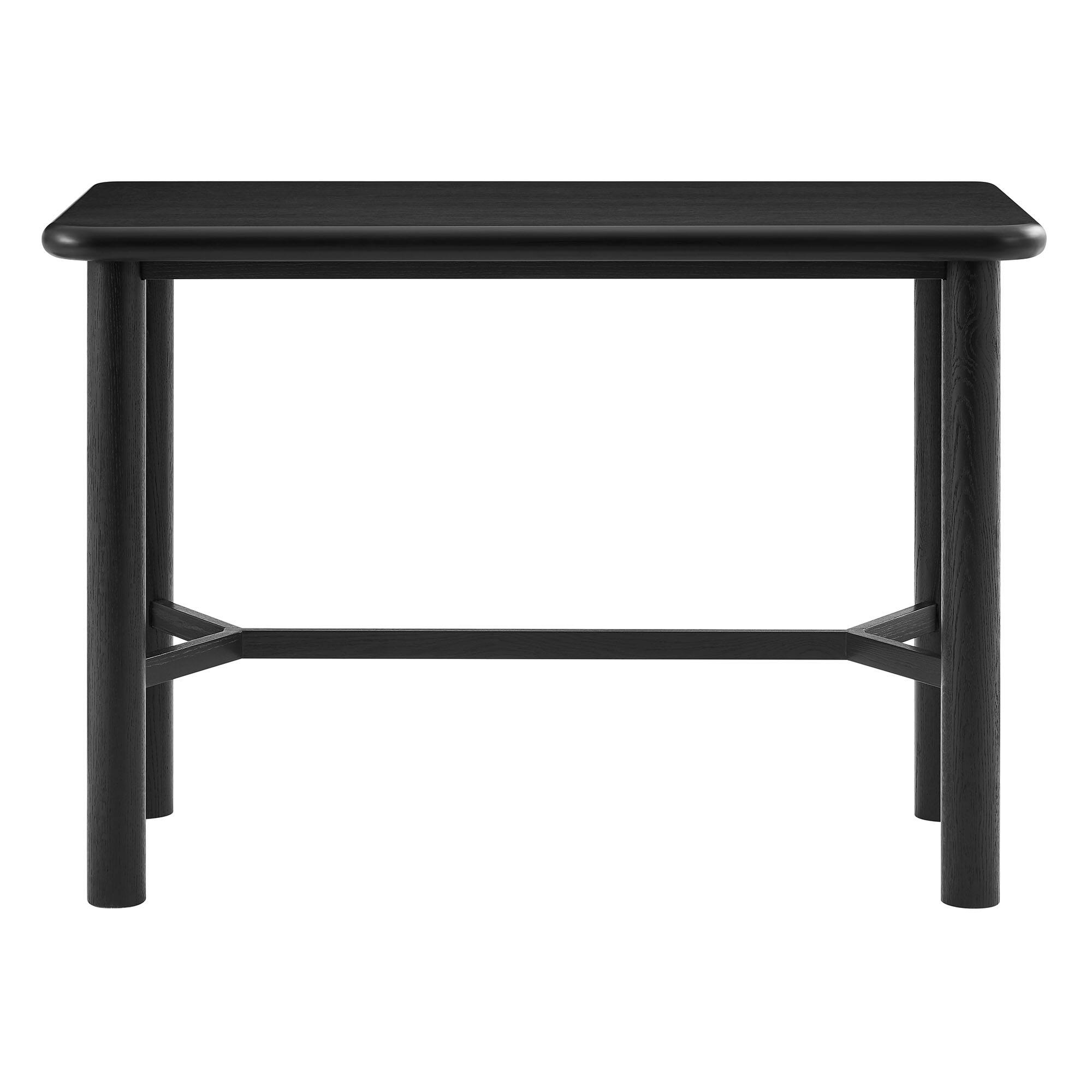 Alt View 3. Modway - Alvia Rectangular 60" Oak Wood Bar Table by Modway - Black.