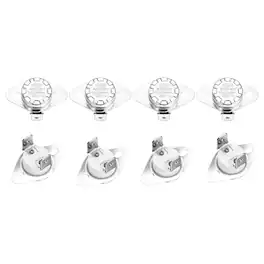 Unique Bargains - KSD301 Thermostat 80°C/176°F 16A Normally Open N.O Temperature Switch for Microwaves/Oven 8pcs Ceramic - Silver