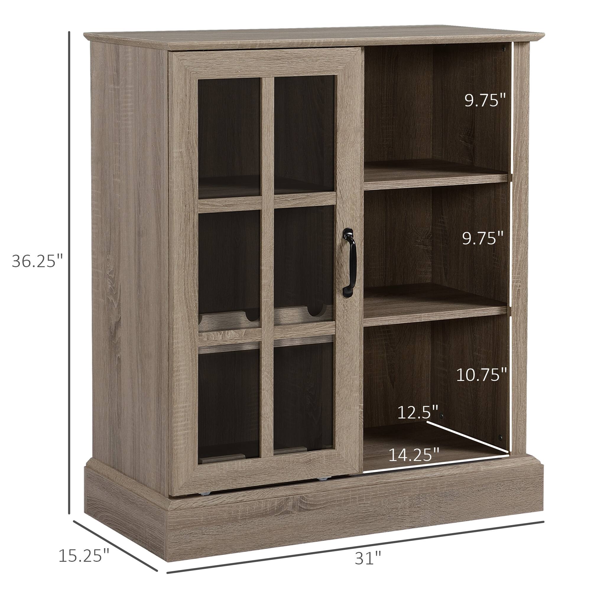 - Height: 36.25"
- Width: 31"
- Depth: 15.25"
- Door Height: 9.75"
- Door Width: 14.25"
- Shelf Height: 9.75"
- Shelf Depth: 12.5"
- Shelf Height: 10.75"