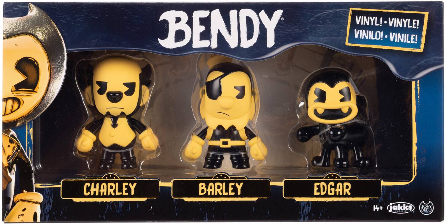 BENDY®

VINYL! • VINYLE! • VINILO! • VINILE!

CHARLEY BARLEY EDGAR

14+ jakks pacific