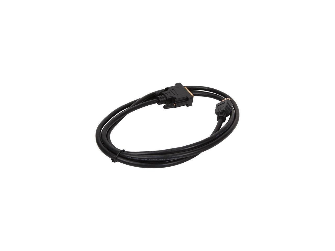 Alt View 1. Nippon Labs - Nippon Labs DVI 2 HDMI 6 ft. HDMI Male to DVI-D Adapter Cable with Gold-plated Connector, Black.