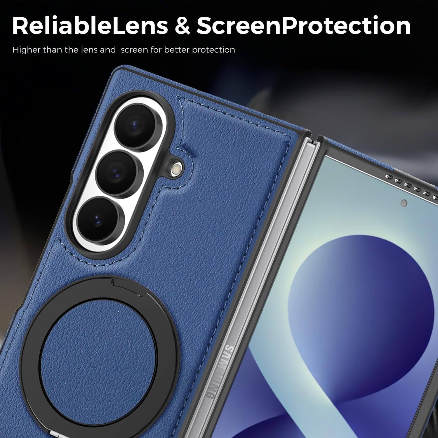 ReliableLens & ScreenProtection  
Higher than the lens and screen for better protection