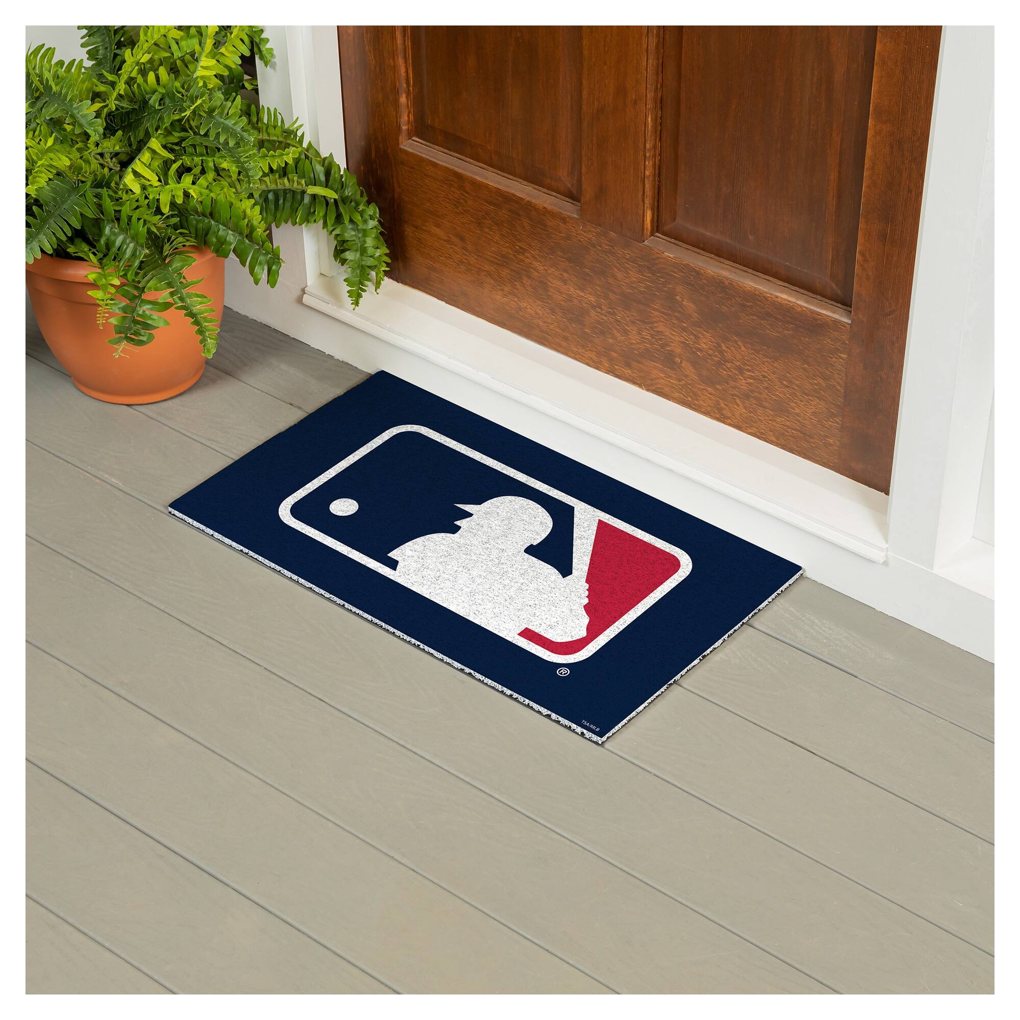 Alt View 2. Evergreen Enterprises - MLB 16" x 28" Full Color Indoor/Outdoor Logo Turf Mat - Multicolor.