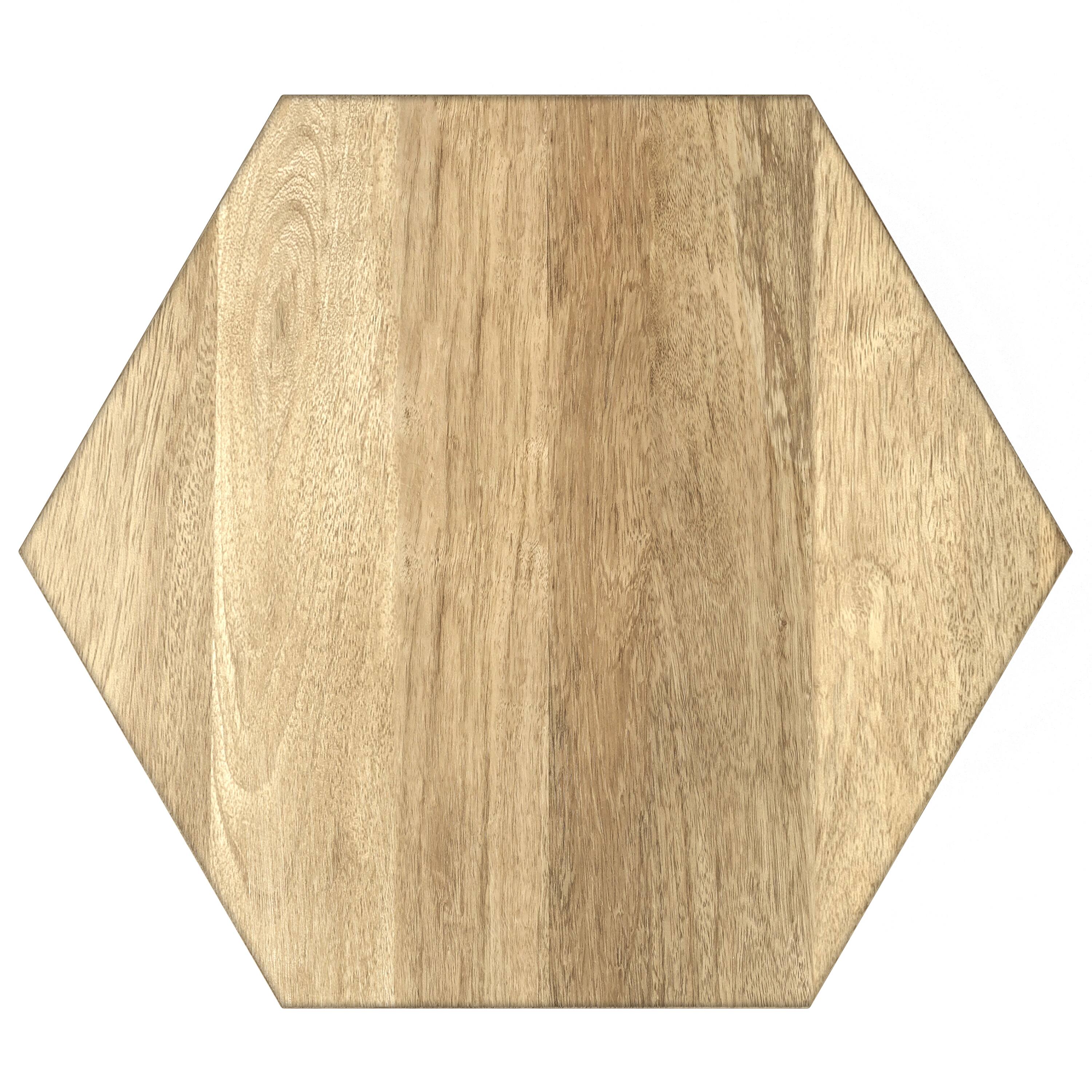 Back. Simpli Home - Mckinley 16 inch Wide Solid Wood Contemporary End Table in Natural, Assembled - Natural.