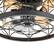 Alt View 8. Breezary - 16.5-Inch Cage Fan with Light Bulb, 7 ABS Blades, DC Motor, 6-Speed Settings, Remote Control - black and grey.