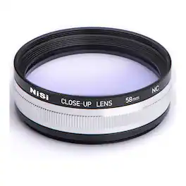 NiSi - Close-Up Lens Kit NC 58mm with 49 and 52mm Step-Up Adapter Rings