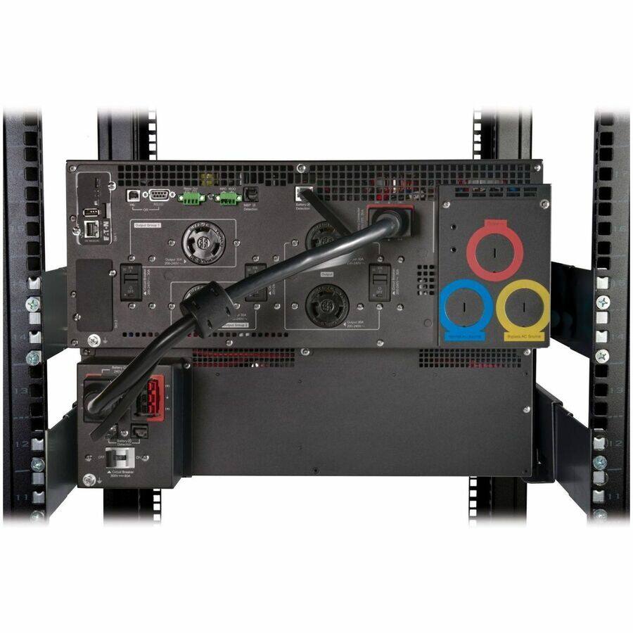 Alt View 2. Eaton - Eaton 240V Extended Battery Module (EBM) for Select Eaton 9PX G2 UPS Systems, 3U Rack/Tower - 240 V DC - Lead Acid - Black.