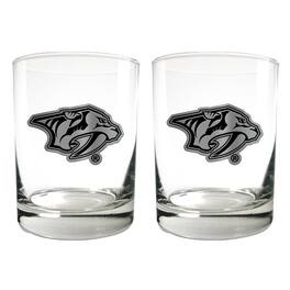 Great American Products - Nashville Predators 15oz. Legacy Rocks Glass Set - Multicolor