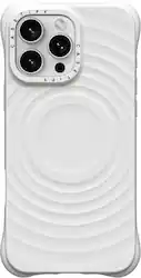 CASETiFY - Essentials Ripple Case with MagSafe for Apple iPhone 16 Pro Max - White - Front_Zoom