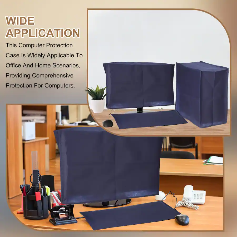 Computer Case Dust Shield Unique Bargains 3pcs Computer Dust Cover Set for 34