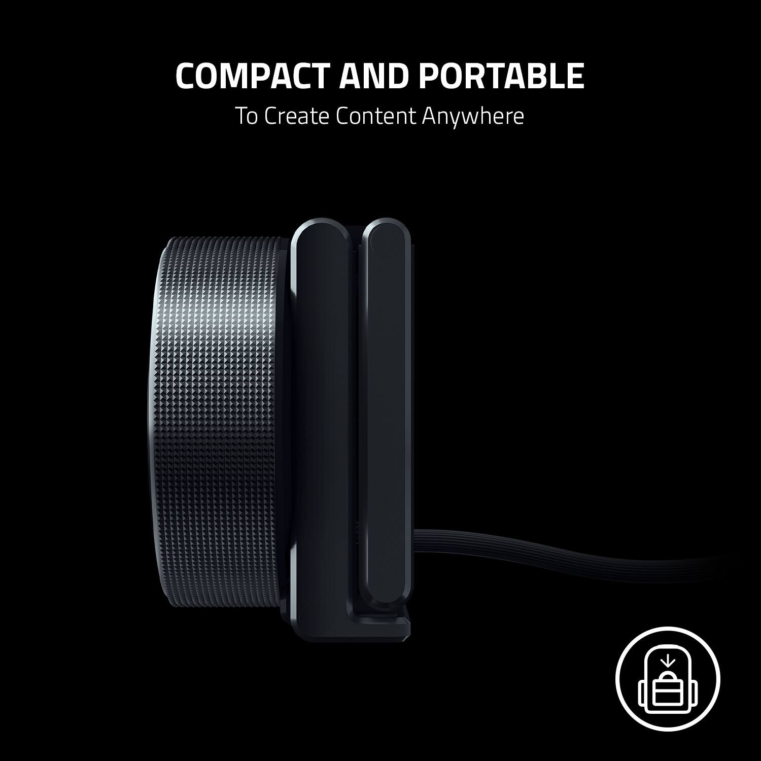 "COMPACT AND PORTABLE: To Create Content Anywhere"