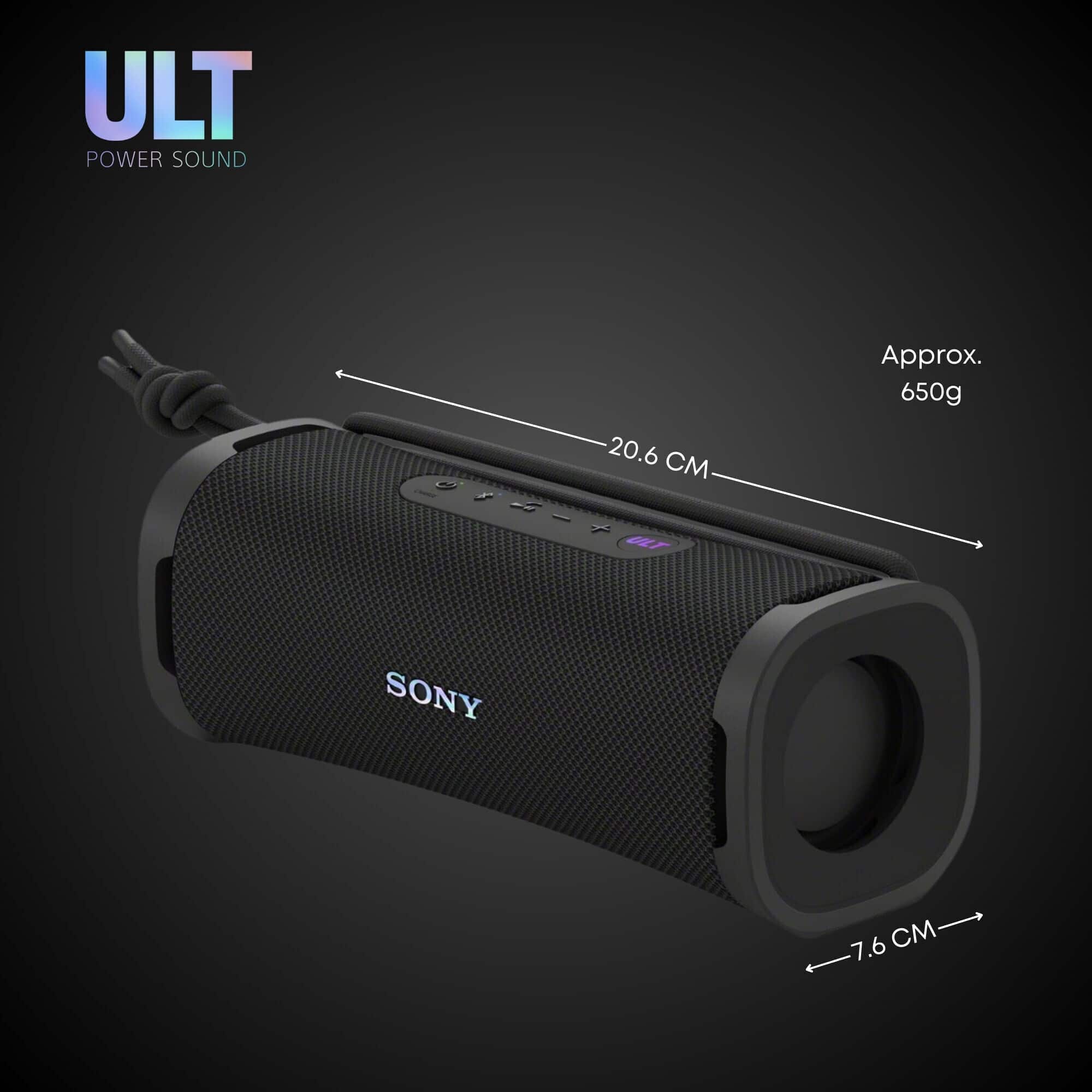 Sony ULT FIELD series Speaker SRSULT10/B with Hardshell Travel