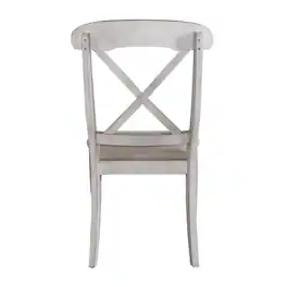 Liberty Furniture Industries - Upholstered X Back Side Chair (RTA) - White