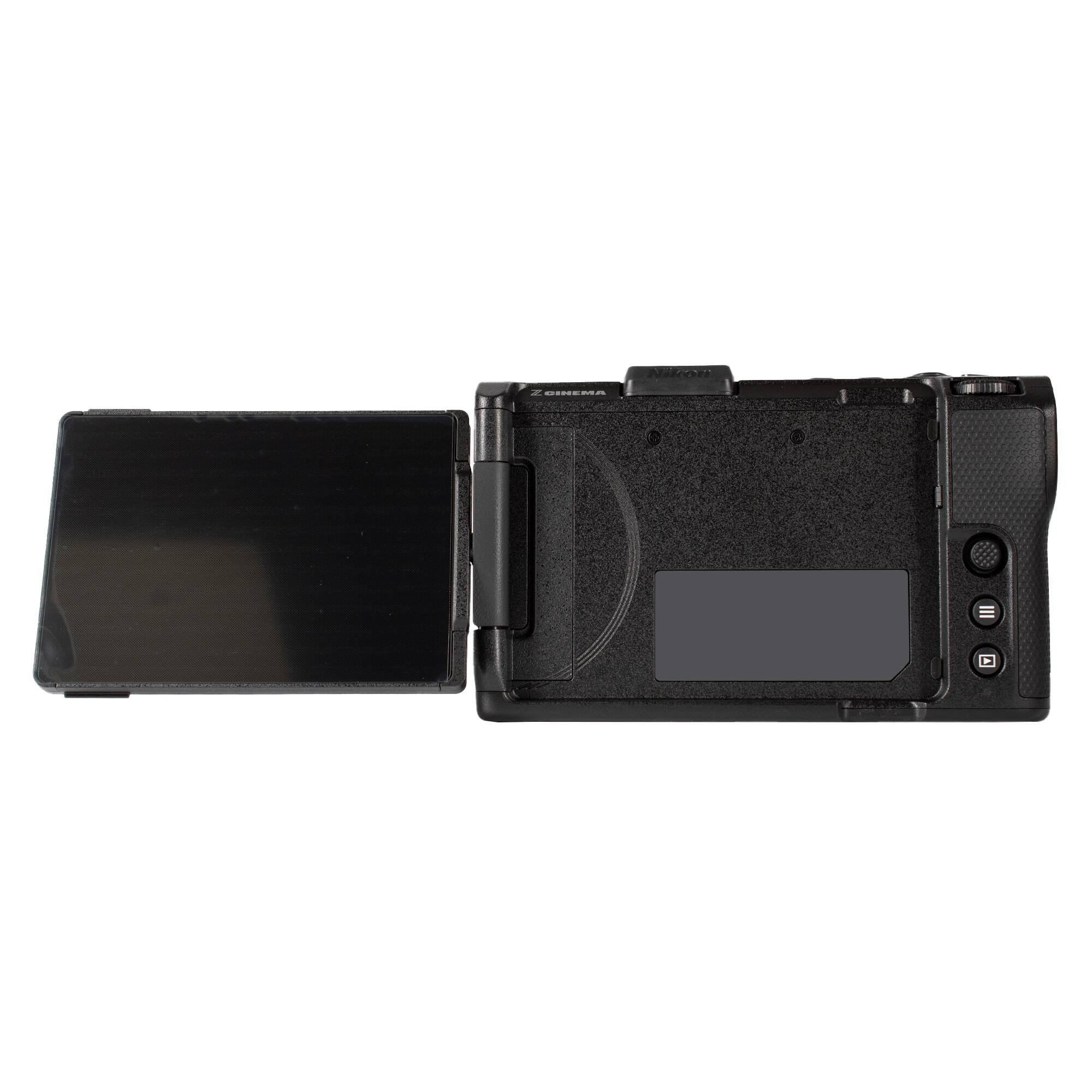 Back. Nikon - Nikon ZR RED Z 6K Full-Frame Cinema Camera Kit| 4" DCI-P3 Monitor & 35mm Lens Bundle.