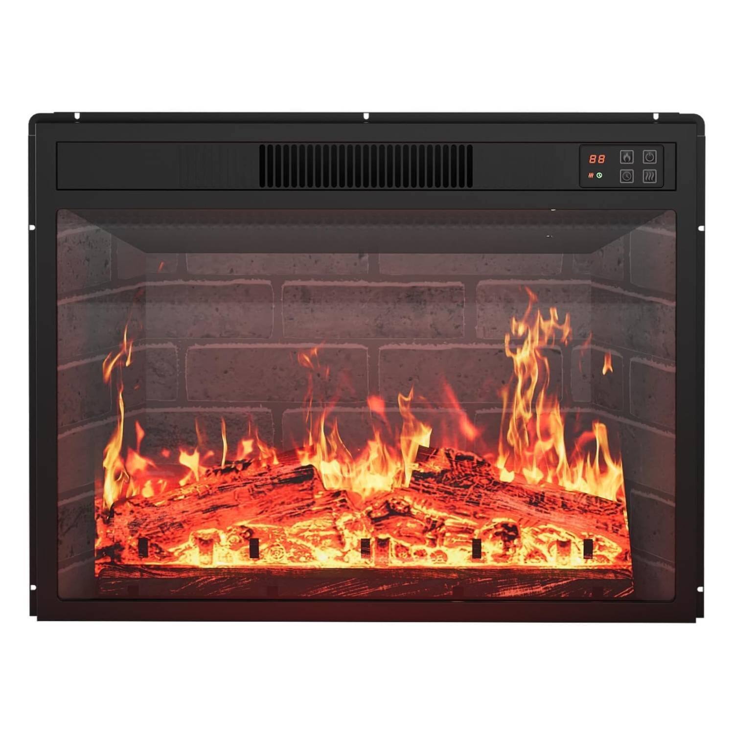Front. Acekool - Acekool 23 Inch Built-in Electric Wall Fireplace with Timer & Remote Control for Bedroom, Living Room.