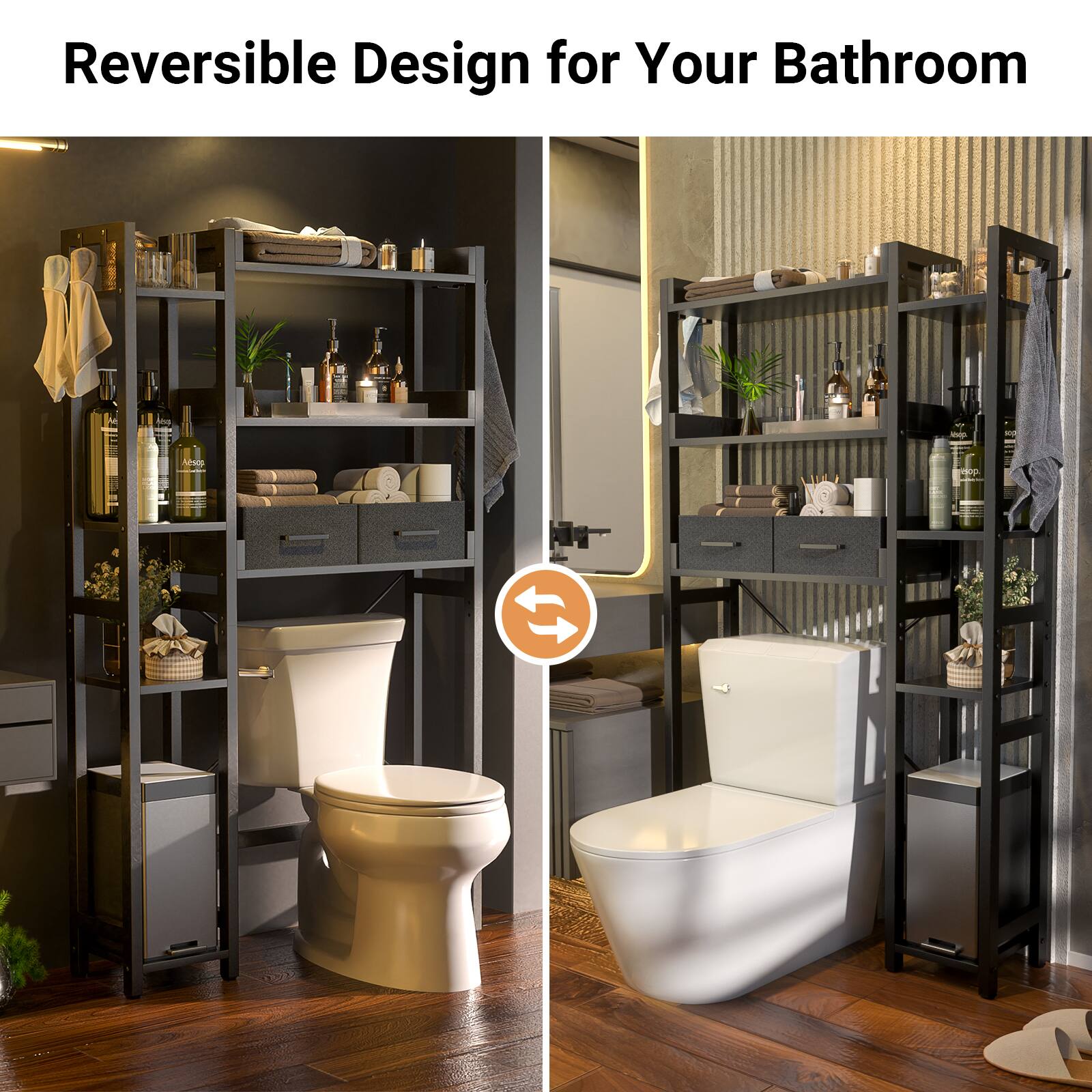 Reversible Design for Your Bathroom