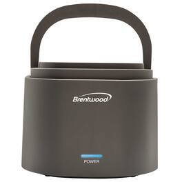 Brentwood - 0.6L Portable Leakproof Electric Lunch Box - Gray
