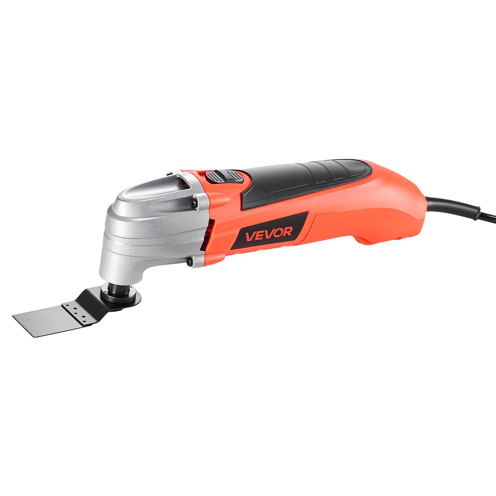 Alt View 5. VEVOR - Oscillating Tool Multitool, 2.2Amps 22,000 OPM Electric Oscillating Multi Tool Kit Corded with 2.8° Oscillating Angle - Black;orange.