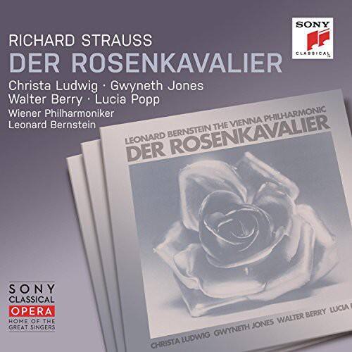 RICHARD STRAUSS  
DER ROSENKAVALLIER  
Christa Ludwig • Gwyneth Jones  
Walter Berry • Lucia Popp  
Wiener Philharmoniker  
Leonard Bernstein  

LEONARD BERNSTEIN  
DER ROSENKAVALLIER  
THE VIENNA PHILHARMONIC  

SONY CLASSICAL  
OPERA  
HOME OF THE GREAT SINGERS  
CHRISTA LUDWIG GYWNETH JONES WALTER BERRY LUCIA POPP