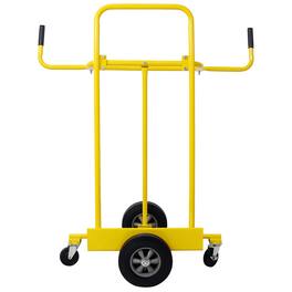 LOVMOR - 1000-Lb Drywall Sheet Cart and Panel Dolly for Material Handling - Yellow