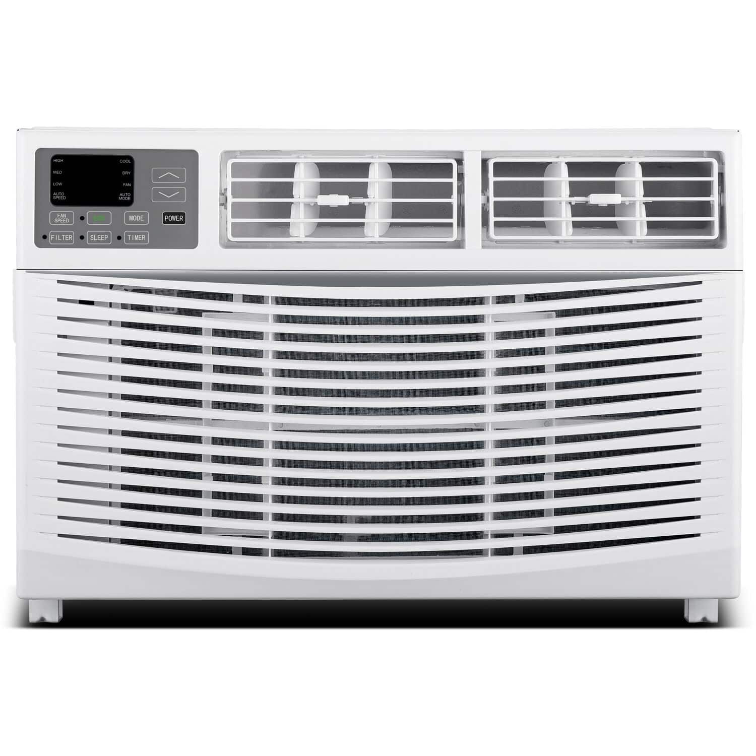 Front. Arctic Wind - 350 Sq. Ft. 8,000 BTU Window Air Conditioner - White.