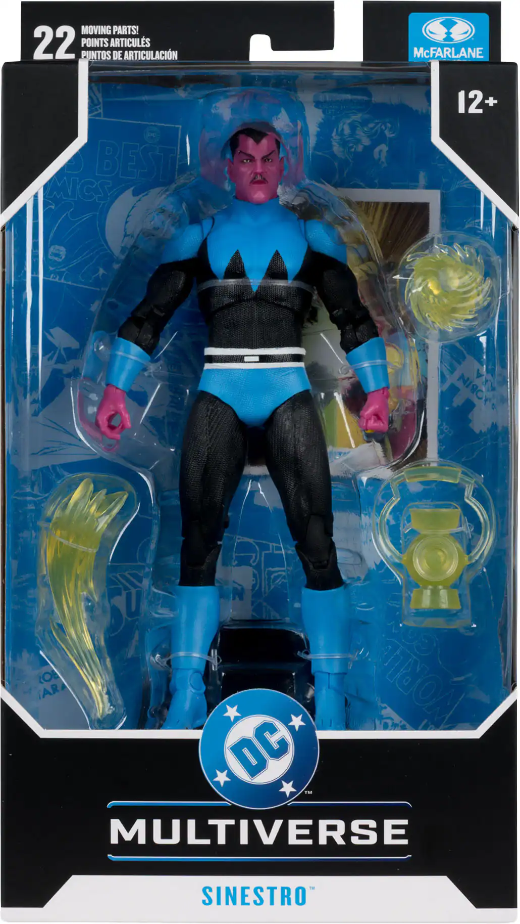 MOVING PARTS!  
22 POINTS ARTICULATIONS  
PUNTOS DE ARTICULACIÓN  
McFARLANE  
DHC  
BEST MICS  
12+  
KOBIN AXA  
T d Cot  
Gowi  
OB WORLD  
ARA  
DC  
TM  
MULTIVERSE  
SINESTRO