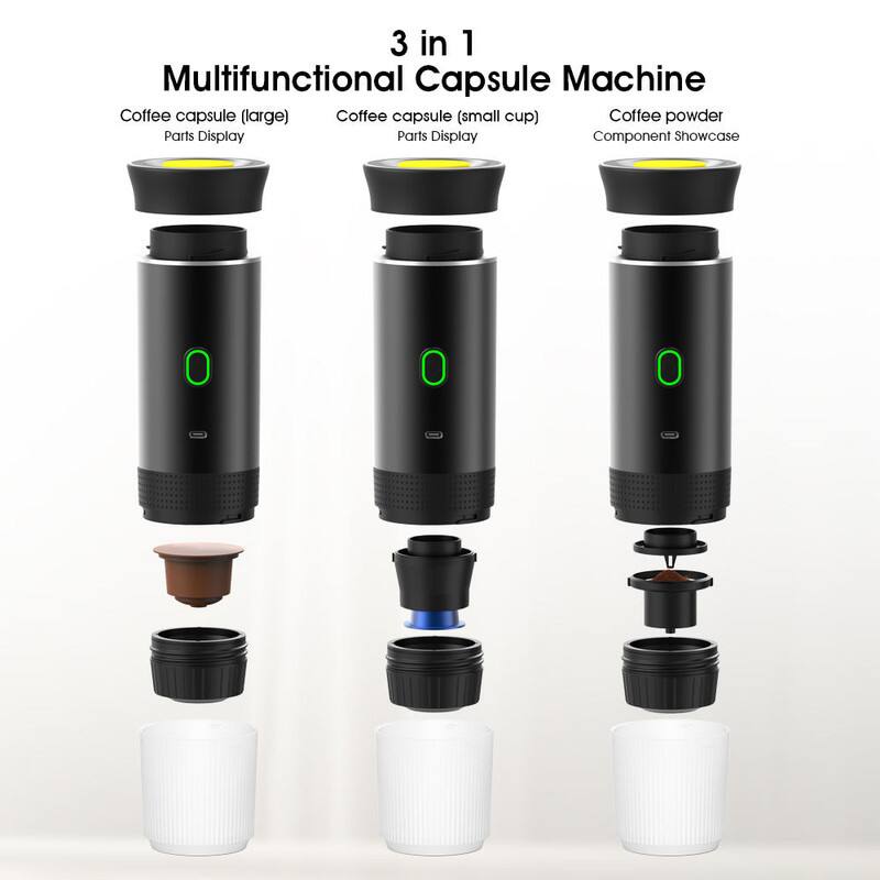 3 in 1 Multifunctional Capsule Machine

- Coffee capsule (large) Parts Display
- Coffee capsule (small cup) Parts Display
- Coffee powder Component Showcase