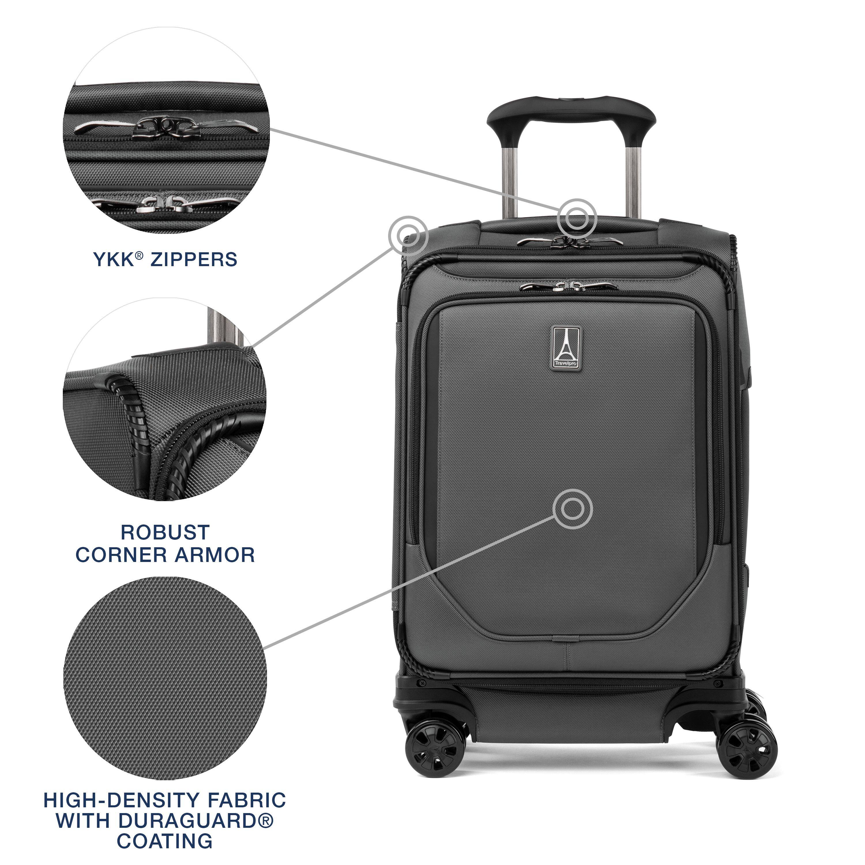 YKK® ZIPPERS  
ROBUST CORNER ARMOR  
HIGH-DENSITY FABRIC WITH DURAGUARD® COATING