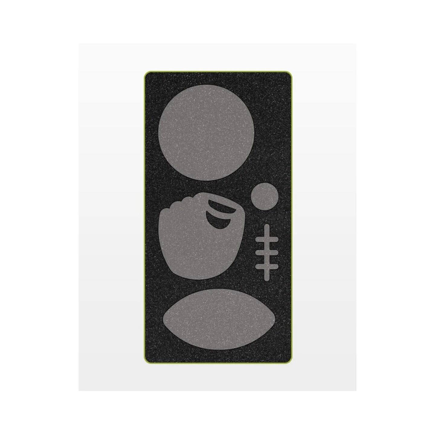 Alt View 2. AccuQuilt - Sports Medley Die - Multicolor.