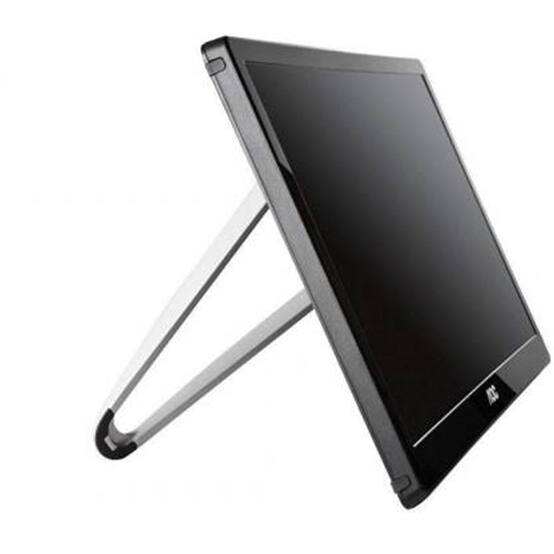 Left. AOC - AOC E1659FWU 15.6" (1366x768) 8ms LED Monitor, Black - Black.