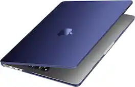mosiso - MacBook Air 13-inch Hard Shell Case for M5 M4 M3 M2 A3449 A3240 A3113 A2681 2026-2022 - Navy Blue