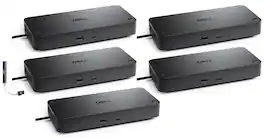 Dell - Pro Thunderbolt 4 Smart Docking Station SD25TB4, Bundle with Dockztorm Hub (USB-C, HDMI, Ethernet & USB-A) 5 Pack - Black