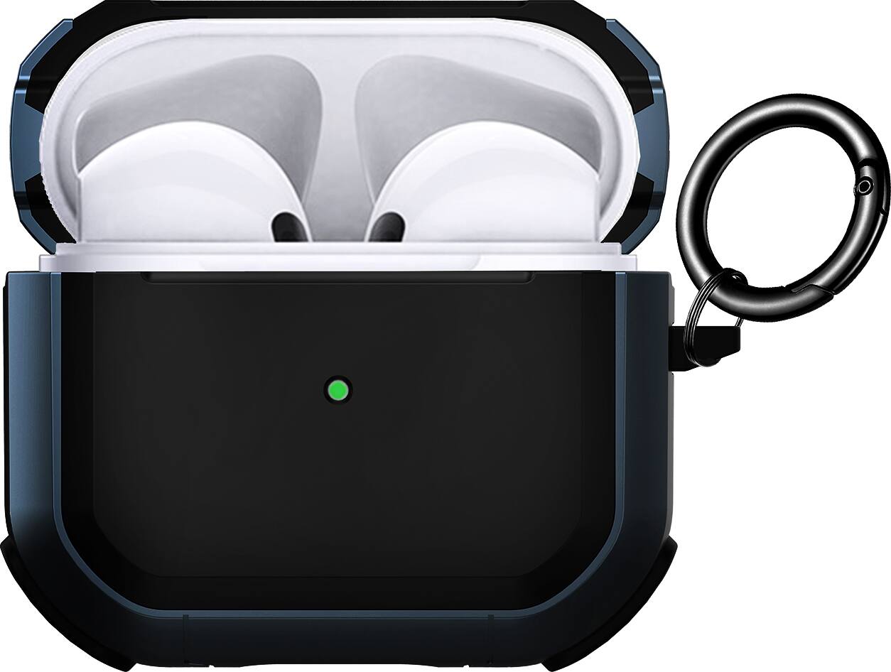 Alt View 11. SaharaCase - Armor Series Case for Apple AirPods (3 Generation) - Blue.