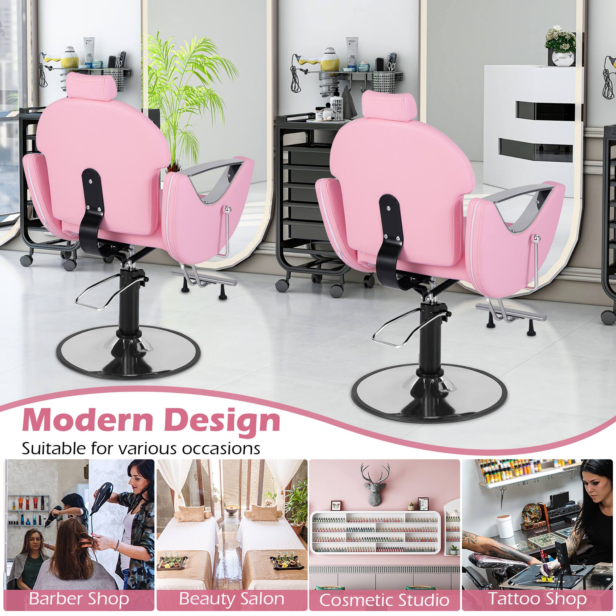 Modern Design  
Suitable for various occasions  

Barber Shop  
Beauty Salon  
Cosmetic Studio  
Tattoo Shop