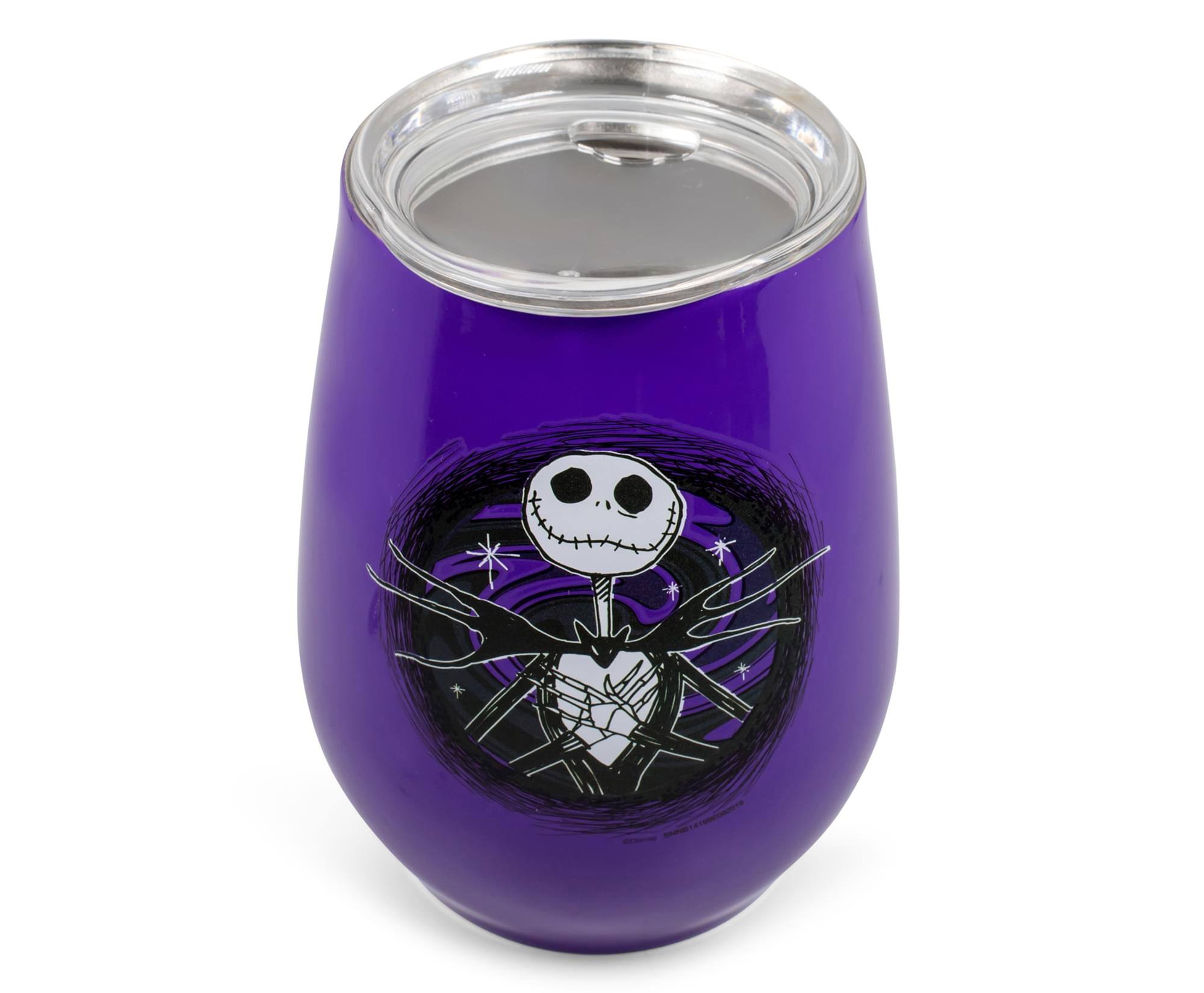 Alt View 1. Disney - Nightmare Before Christmas Jack Skellington Stainless Steel Tumbler | 10 Ounces - Purple.