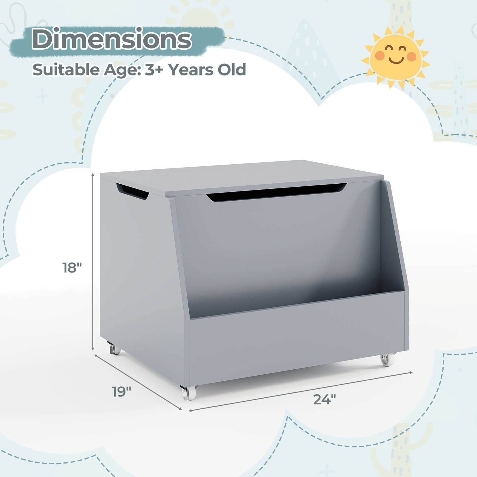 Dimensions  
Suitable Age: 3+ Years Old  
18" x 19" x 24"