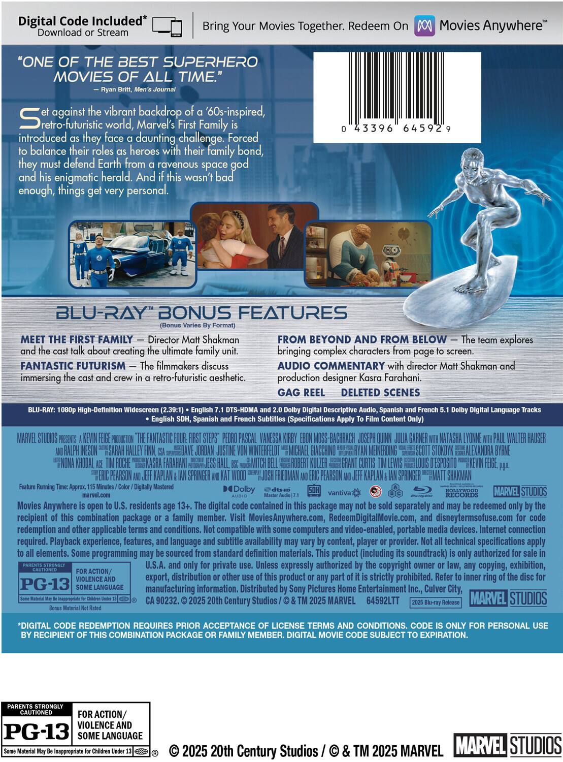 The Fantastic Four: First Steps BLU RAY [Standard] - Best Buy
