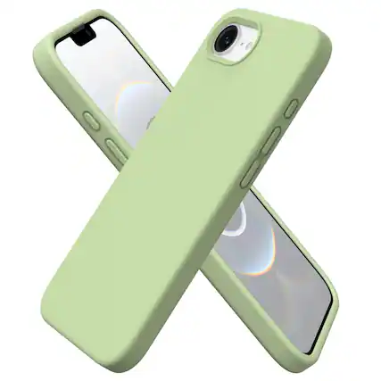 Front. Ornarto - ORNARTO Compatible with iPhone 17e and for 16e Case 6.1", Liquid Silicone Shockproof Protective Cover - Matcha - Matcha.