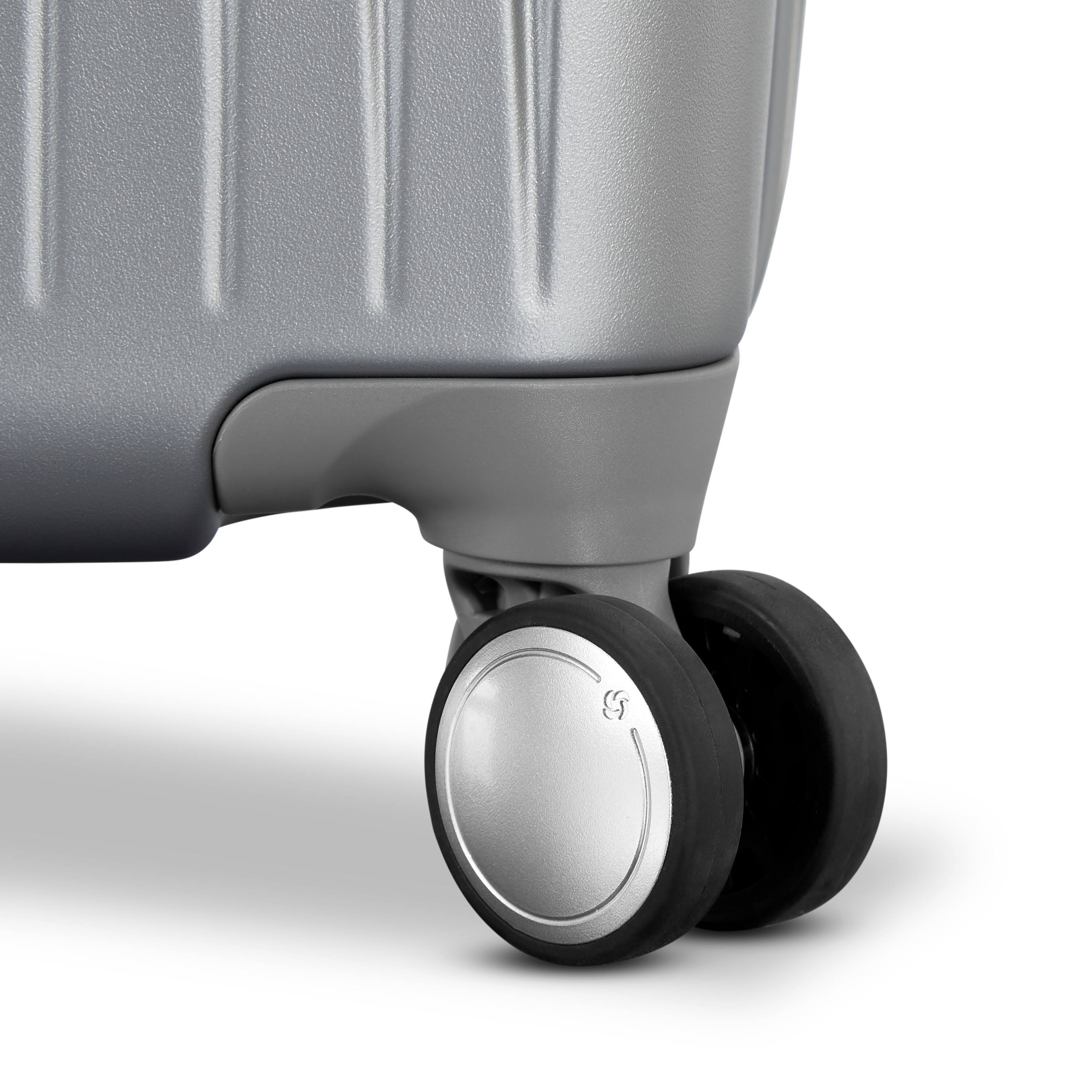 Alt View 3. Samsonite - Opto 3 Large Suitcase - Arctic Silver.