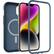 Angle. OtterBox - Defender Series Pro XT MagSafe Hard Shell for Apple iPhone 14 and Apple iPhone 13 - Open Ocean.