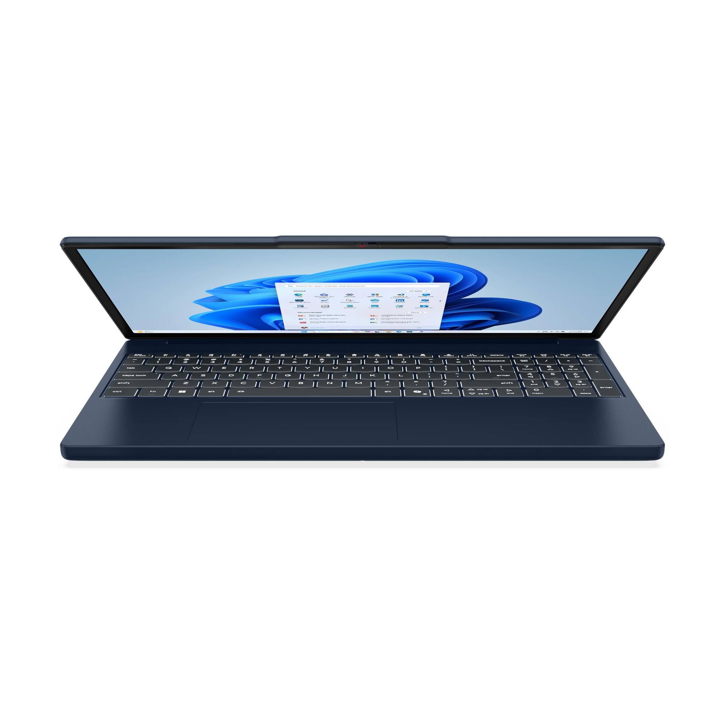 Alt View 5. Lenovo - Lenovo IdeaPad Slim 3i 15.3" WUXGA Touch Laptop,Core 5 210H,16GB RAM,1TB SSD+160GB Dock Set,Win 11 Pro,Backlit,Blue - Blue.
