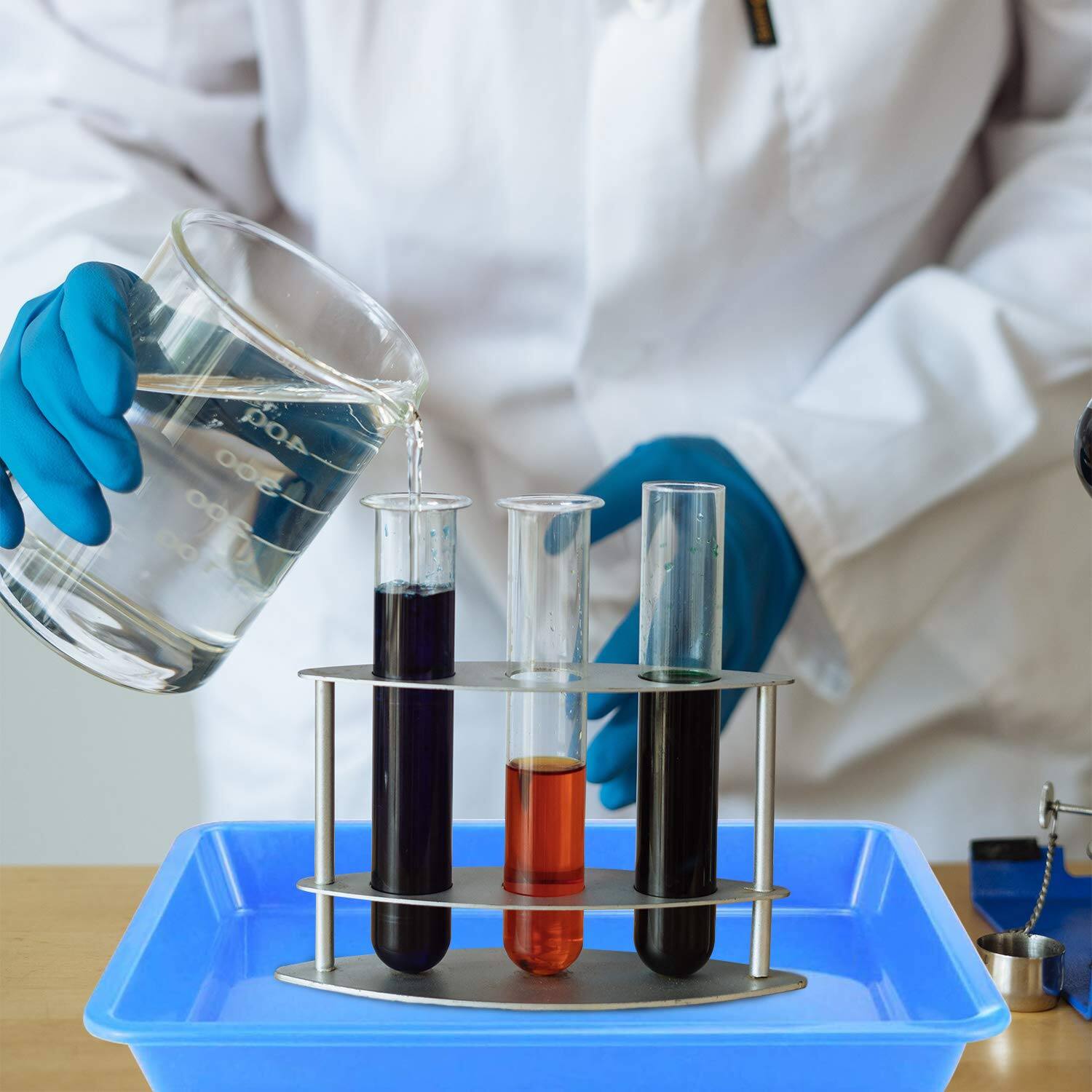 Alt View 5. Paradigms Interiors - Plastic Art Trays - Stackable Activity & Craft Organizer Serving Tray For Diy Projects Painting Beads (11 X... - 9.6 x 7.08 x 0.94 inch.