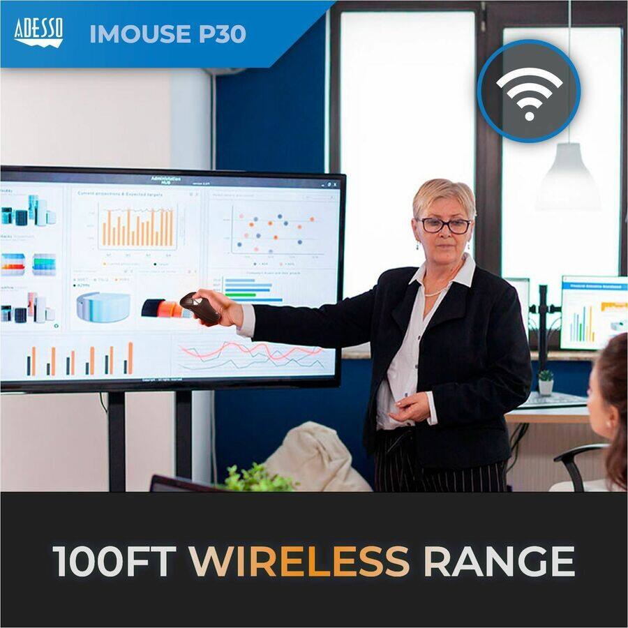 ADESSO IMOUSE P30  
100FT WIRELESS RANGE