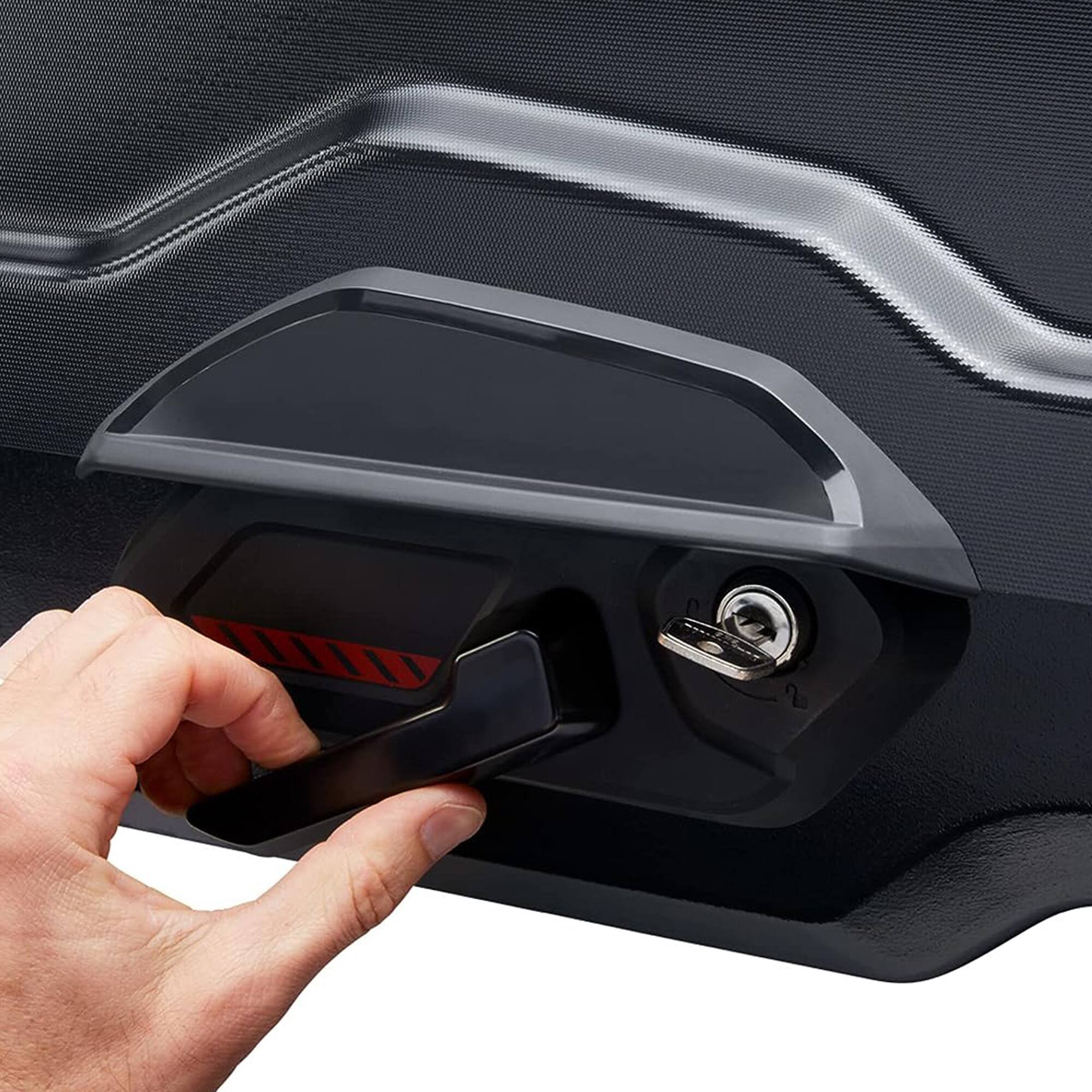 Alt View 2. Yakima - Yakima CBX 18 Roof Top Cargo Hard Carrier Box, Fits StreamLine Crossbar, Black - Black.