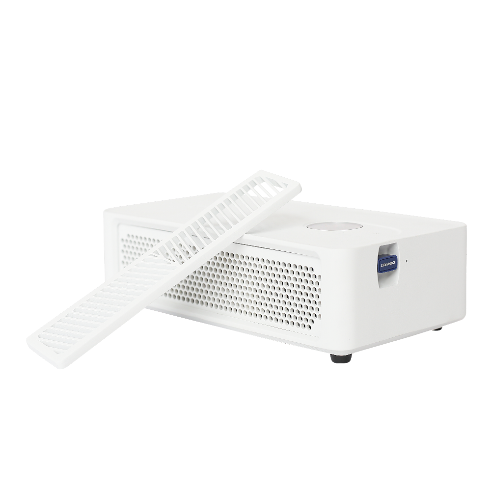 Angle. Avalon - Avalon Nano 3S Household Portable Heater with Bitcoin Mining Capability- White - NON-RETURNABLE - White.