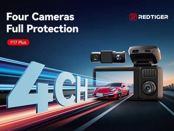 Four Cameras Full Protection  
F17 Plus  
4CH  
REDTIGER