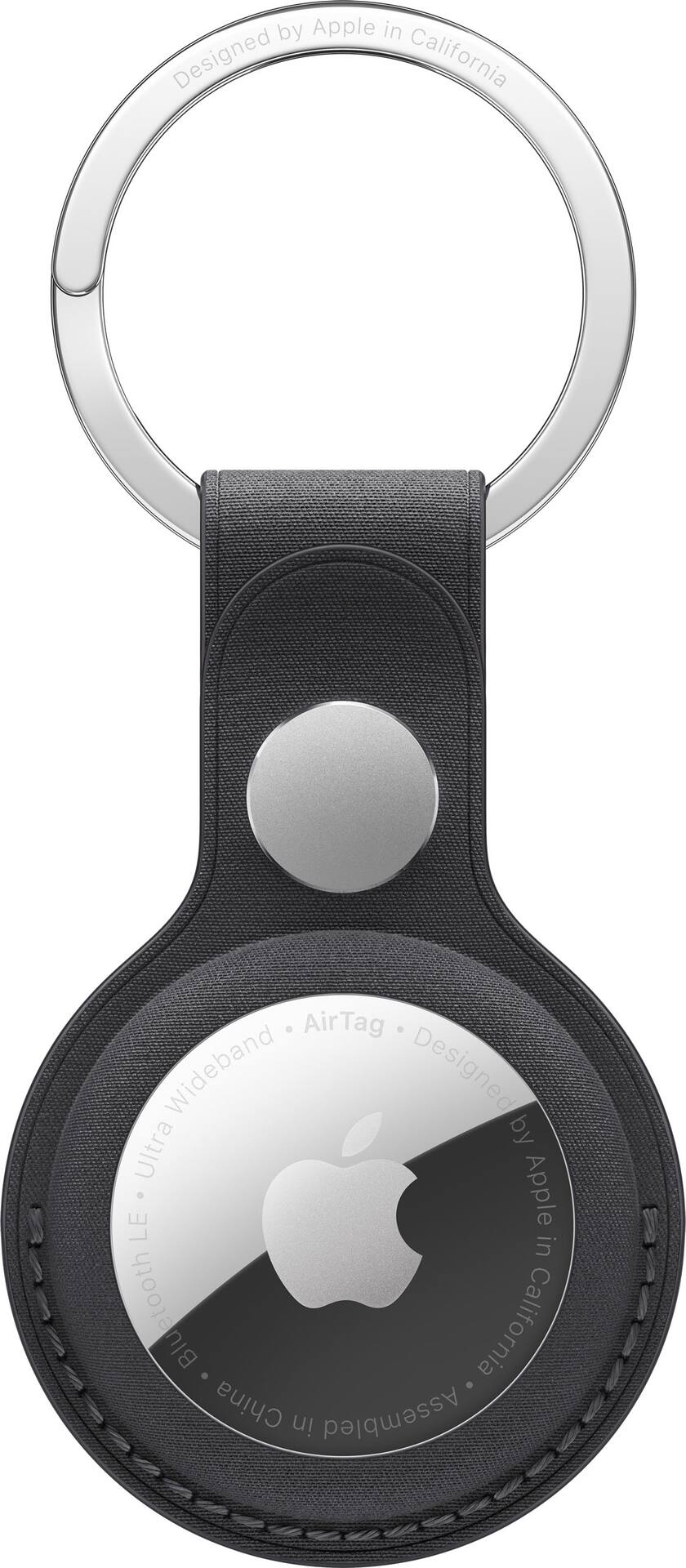 Key Tag Apple Apple AirTag FineWoven Key Ring Black MA7G4ZM/A - Best Buy