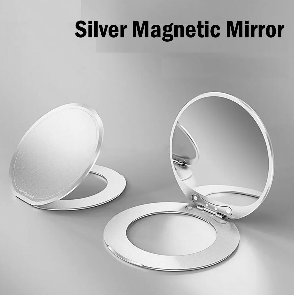 Silver Magnetic Mirror