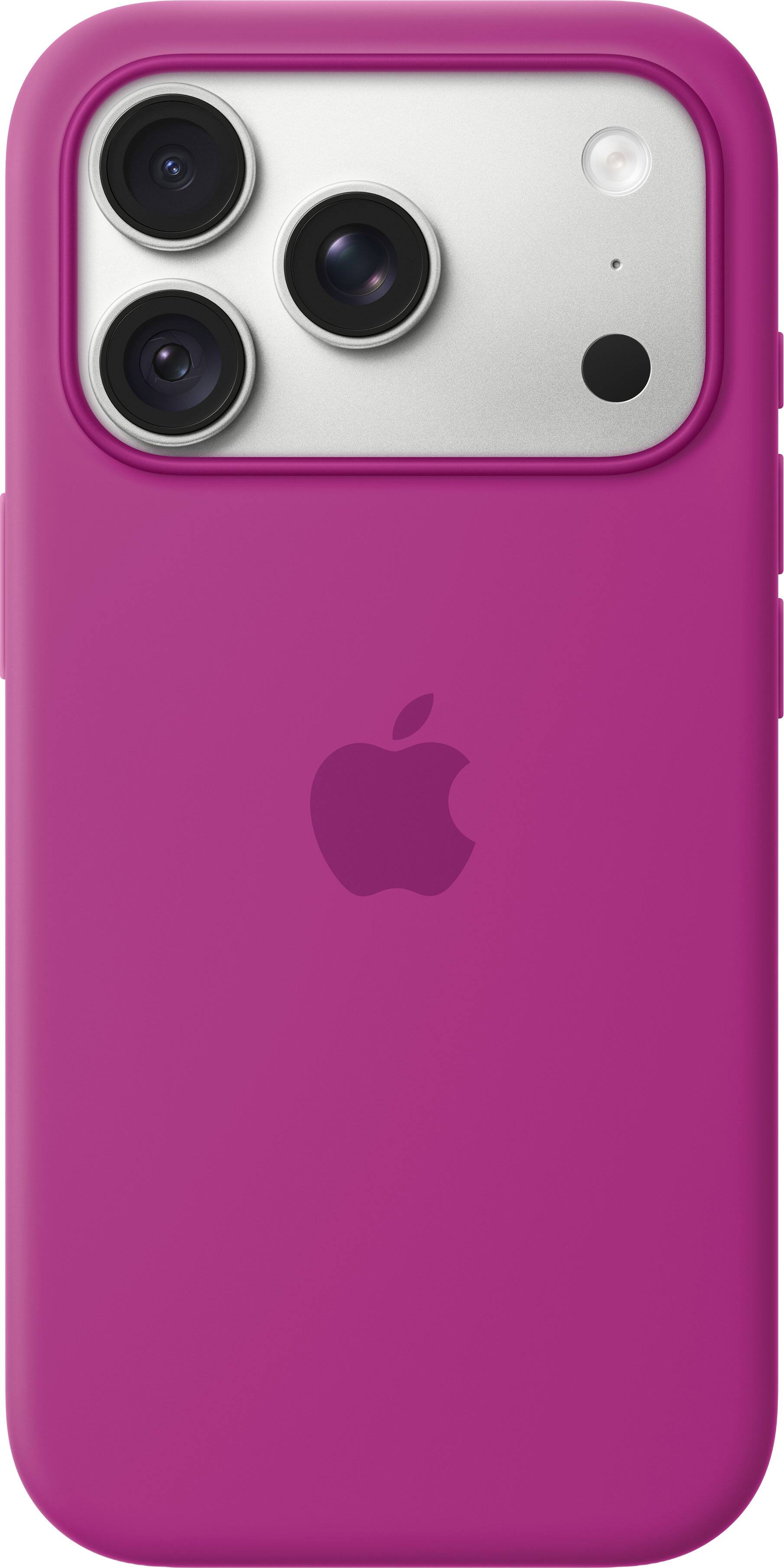Alt View 2. Apple - iPhone 18 Pro Silicone Case with MagSafe (2026) - Magenta.